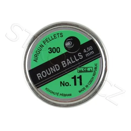 Olověné broky do vzduchovky č.11 - 4,5 mm (.177), balení 300 ks