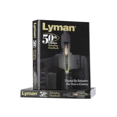Kniha o přebíjení střeliva 50th Edition Reloading Handbook Lyman. V Anglickém jazyce.