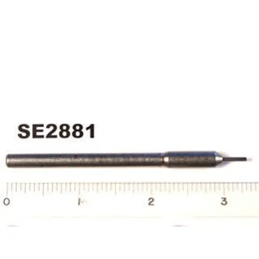 Náhradní vypichovací jehla pro celoformátovací a vypichovací matrice Lee Precision. Díl je známý také jako EZ X EXP 243 WSSM.