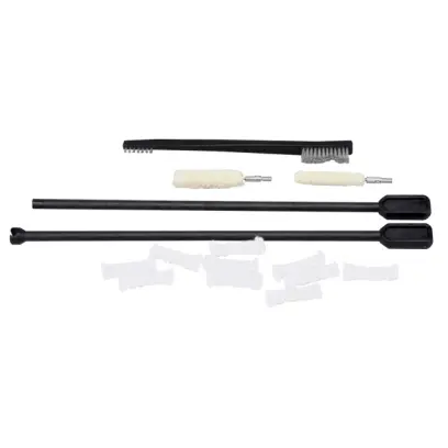 Sada nástrojů Tipton speciálně navržena pro důkladné čištění komory a těžko přístupných míst závěru Vaší opakovací pušky.