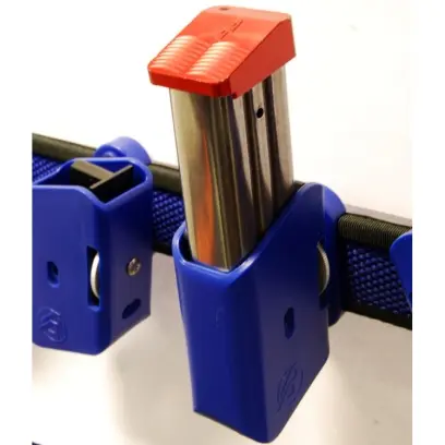 Plastové sportovní pouzdro na zásobník Double Alpha Racer Magazine Pouch. Určeno pro dvouřadé zásobníky.