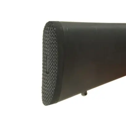 Černá protiskluzová botka Pachmayr Presentation 500B je oblíbenou náhradou za kovovou, nebo tvrdou plastovou botku.