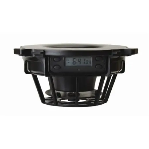 Digitální krmné zařízení AA DIGITAL FEEDER KIT, napájeno 4x AA bateriemi. Krmení 1-30 vteřin až 4x denně. Baterie zpravidla vydrží déle než 3 měsíce.