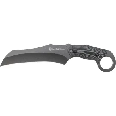 Nůž s pevnou čepelí typu "karambit" Smith & Wesson s rukojetí z Micarty