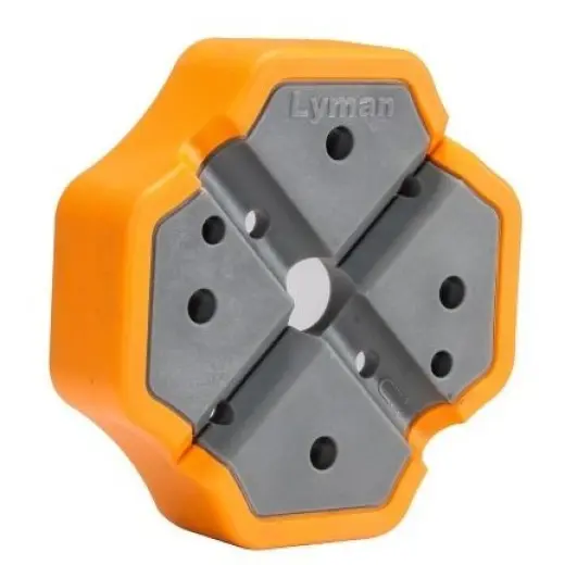 Lyman X-Block Gunsmith Bench Block je profesionální přípravek pro snadné vyklepávání čepů ze zbraní.
