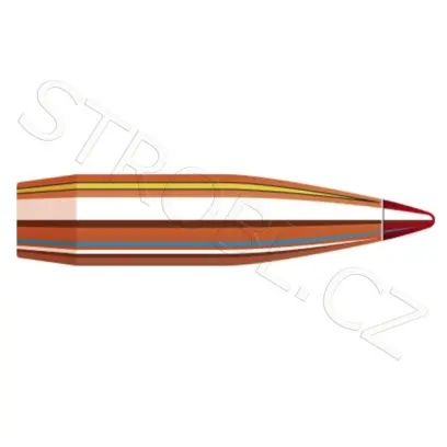 Střela Hornady ráže 6,5mm cal (.264), váha 140gr. Typ střely ELD Match. SKU: 26331
.