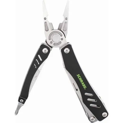 Multifunkční nářaďový nůž. Součástí balení je i praktické pouzdro na opasek. Schrade.