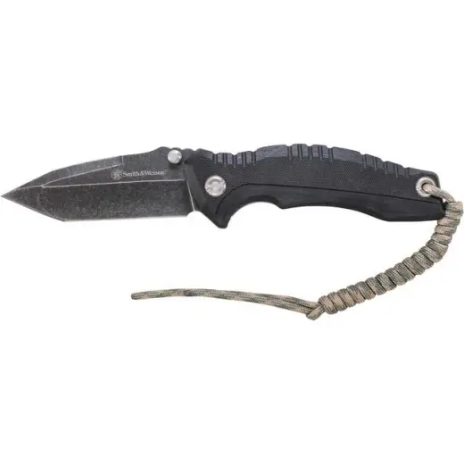 Kapesní nůž s flipperem a povrchovou úpravou Stone wash. Smith&Wesson.