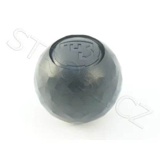 Gumová kulička na závěr - černá (CZ 455,527,557)