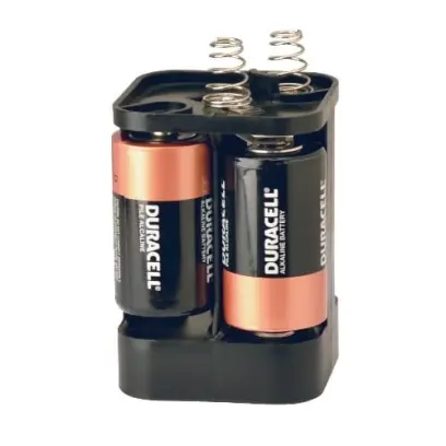 Bateriový pack pro krmná zařízení GSM. Pouze kostra, baterie nejsou součástí. Určeno na 4 baterie velikosti "D" (LR20). FOUR “D” CELL BATTERY HOLDER.
