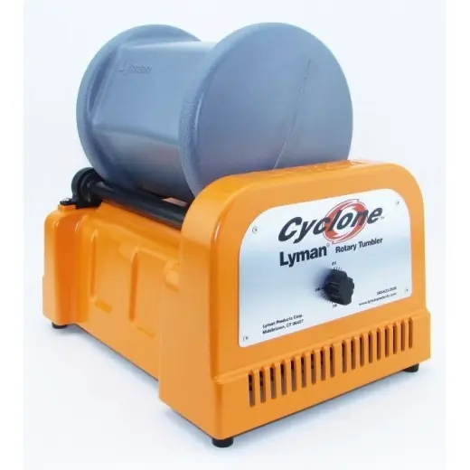 Sada pro praní nábojnic - rotační pračka nábojnic pro mokré praní, nerezové čistící médium a čistící roztok - Lyman Cyclone Rotary Tumbler - 230V