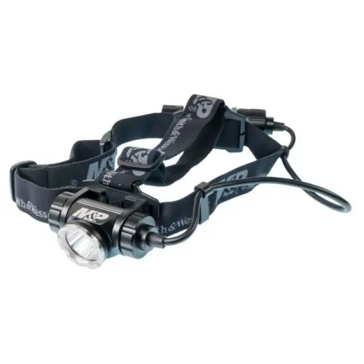 Čelová LED svítilna HL-20 vhodná pro myslivost a outdoor. Napájeno 1x18650. Odolné tělo z eloxovaného leteckého hliníku, ovládání bočním tlačítkem. Světelné parametry: 870 lm / 14726 cd. Smith & Wesson Delta Force HL-20 LED Headlamp.