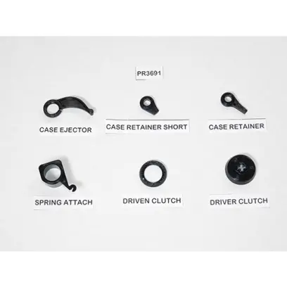 Sada černých plastových náhradních dílů pro lisy Auto Breech Lock Pro, Pro 4000 Kit, Six Pack Pro 6000 a 2023 Pro 1000.