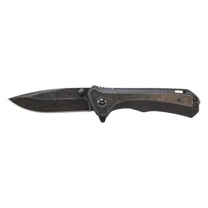 Stonewash 9Cr18MoV High Carbon Stainless Steel Blade, G10 & Aluminum Handle