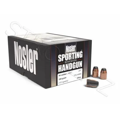 Střela Nosler Sporting Handgun .44 cal, dia .429, 240grs (15,5g). SKU: 44868