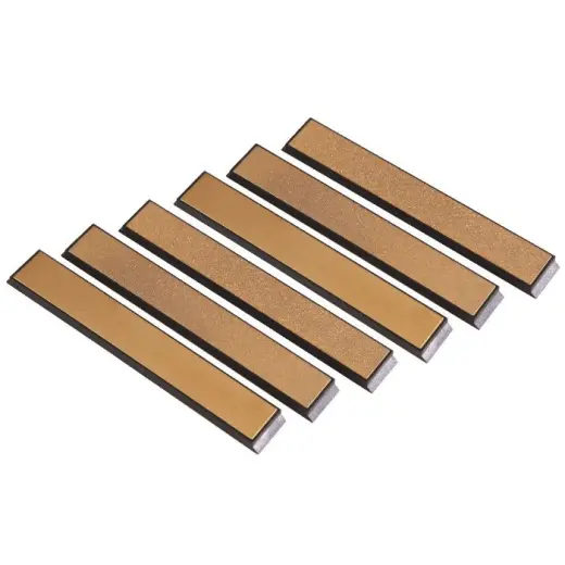 Náhradní set 3 párů originálních diamantových brousků KMFS RIVAL pro ideální úpravu ostří. Brousky o hrubostech 240, 600 a 1000 grit.