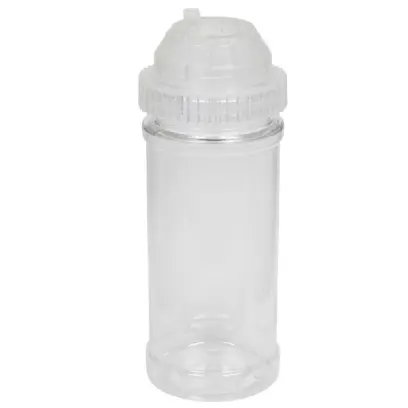 Originální šroubovací nádobka z čirého plastu pro lisy LEE APP. Slouží např. jako zásobník zkalirovaných střel.