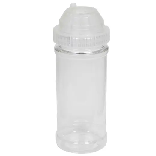 Originální šroubovací nádobka z čirého plastu pro lisy LEE APP. Slouží např. jako zásobník zkalirovaných střel.