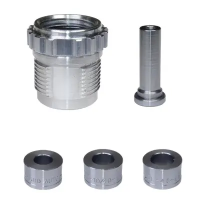 Zařízení na kalibraci pistolových nábojnic LEE APP Bulge Buster Kit. Určeno pro použití na lisu LEE Automatic Processing Press.