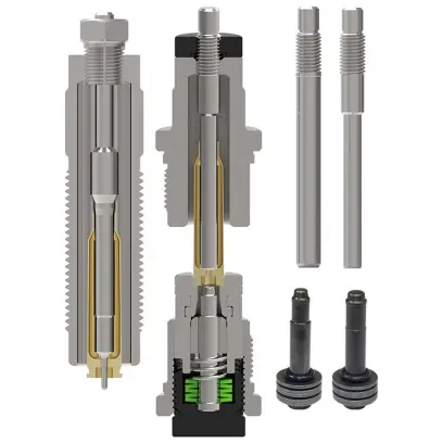 Odstraňuje vojenský crimp a zároveň provádí formátování zápalkového lůžka. Zanechává hladký náběh pro novou zápalku.