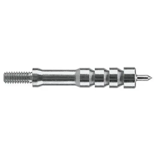 Niklovaný protahovací trn Tipton Ultra Jag s mosazným jádrem pro ráže .17. Vnější závit 5-40.