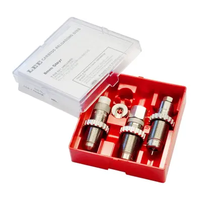 Sada 3ks ocelových matric LEE 8mm Steyr (8mm Roth-Steyr m. 1907, 8,2x18,8). CUSTOM STEEL 3-DIE SET ROTH-STEYR