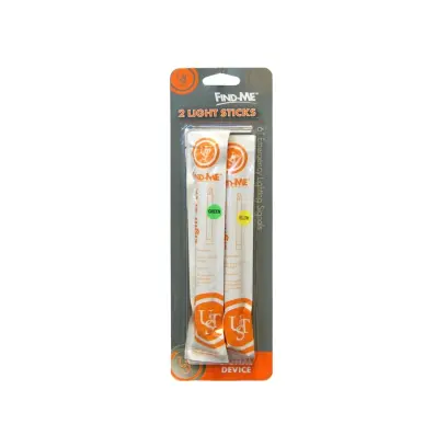 Chemické světlo s výdrží až 12 hodin. Tubus dlouhý 15 cm, opatřený háčkem a provázkem. Balení dvou kusů (zelená a žlutá).