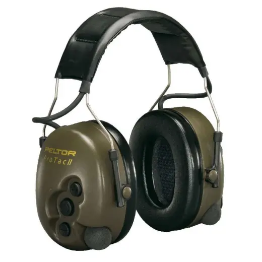 Střelecká sluchátka elektronická Peltor Pro Tac II, ochrana sluchu