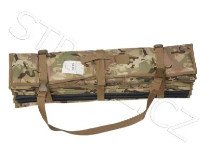 Pevná a odolná střelecká podložka s výklopným polstrováním pod lokty