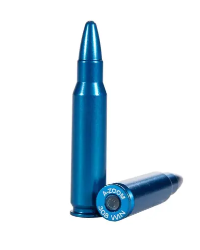 Vybíjecí, cvičný náboj A-Zoom pro pušku lakovaný .308 Winchester. Cena za 10ks