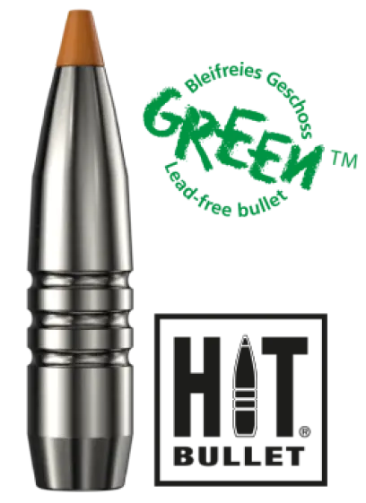 Střela RWS HIT ráže 9,3mm, dia .366, 250grs (16,2g). Kód produktu: 2426878