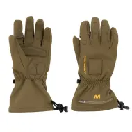 Vyhřívané softshellové rukavice MUDDY NUCLEUS hnědé - M