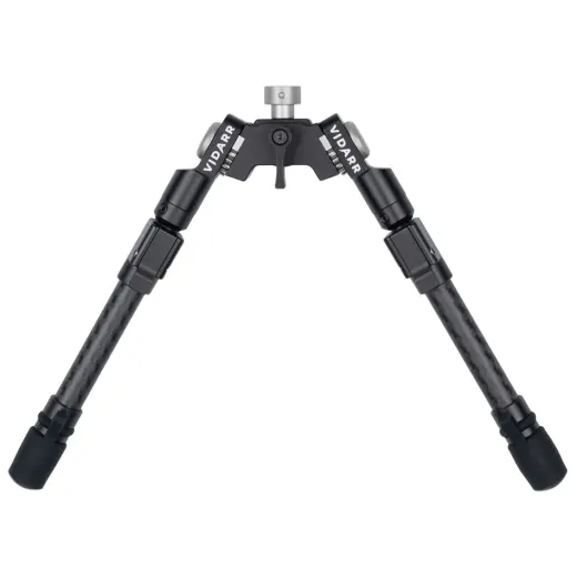 SPARTAN Vidarr Bipod with Picatinny Ultralehká dvojnožka pro pušku, váha 260 g, výška 12,5–23,5 cm. Rychloupínání Disc-Lok, 4 polohy nohou (0°–180°), pružinová asistence pro snadné ovládání jednou rukou. Včetně Picatinny adaptéru.