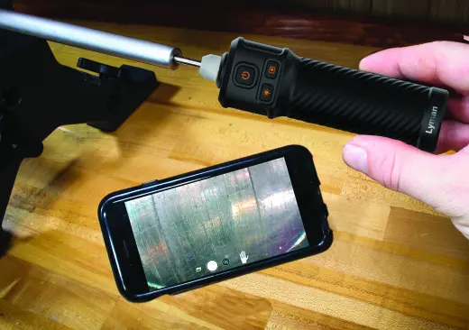 Bezdrátová kamera Borecam 2.0 vhodná pro hlavně ráže .22 a větší. Vlastní signál wifi odesílá detailní snímky i ostrá a jasná videa přímo do aplikace ve Vašem telefonu.