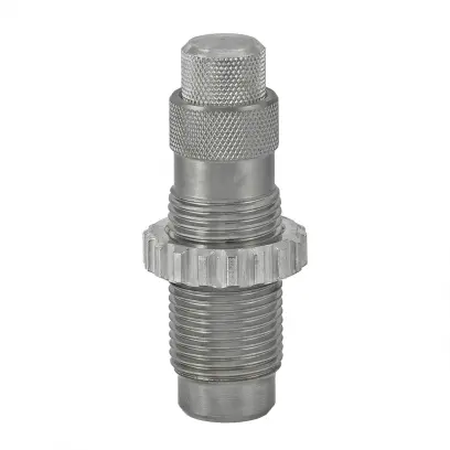 Samostatná usazovací matrice 50 AE pro přebíjení nábojů. Určena pro usazení střely do nábojnice. Závit 7/8"-14. Lee Precision BUL SEAT DIE 50 AE