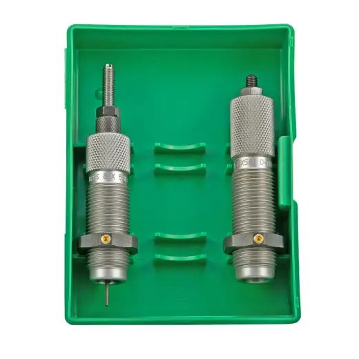 Sada 2ks puškových matric v ráži 8mmx50R Austrian. Obsahuje matrici celoformátovací a usazovací. Standardní závit 7/8"-14.