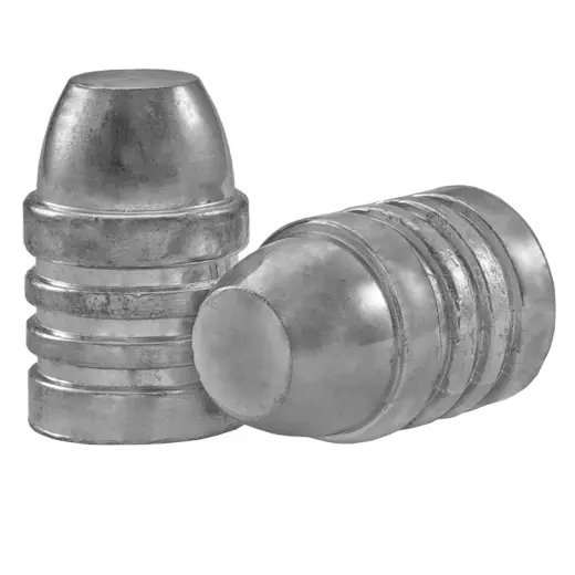 Olověné střely ARES ráže .54, diametr .542, hmotnost 450grs. Tvar střely SWC BB. PB - čisté olovo bez povrchové úpravy. Pro derringery Great Gun .54