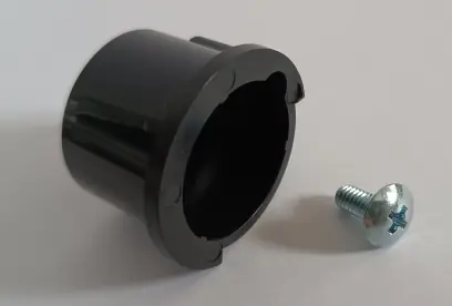 Otočný uzávěr a šroub adaptéru na nádobku pro prachovač LEE Auto-Drum, Classic Powder Measure a Deluxe Perfect Powder Measure.