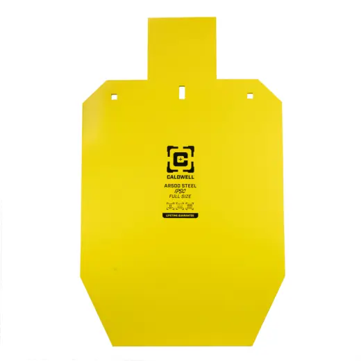 Ocelový terč AR500 Full Size IPSC Caldwell Ocelový terč na zavěšení – Caldwell AR500 Full Size IPSC Steel Target. Rozměry: 76 x 46 cm. Hmotnost: 21,8 kg.