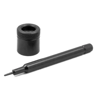 LEE Decapper & Base .30 Cal. – jednoduchý a efektivní nástroj pro snadné odstranění zápalky u nábojnic se zakrimpovanou zápalkou (např. u vojenských nábojnic „military cases“).