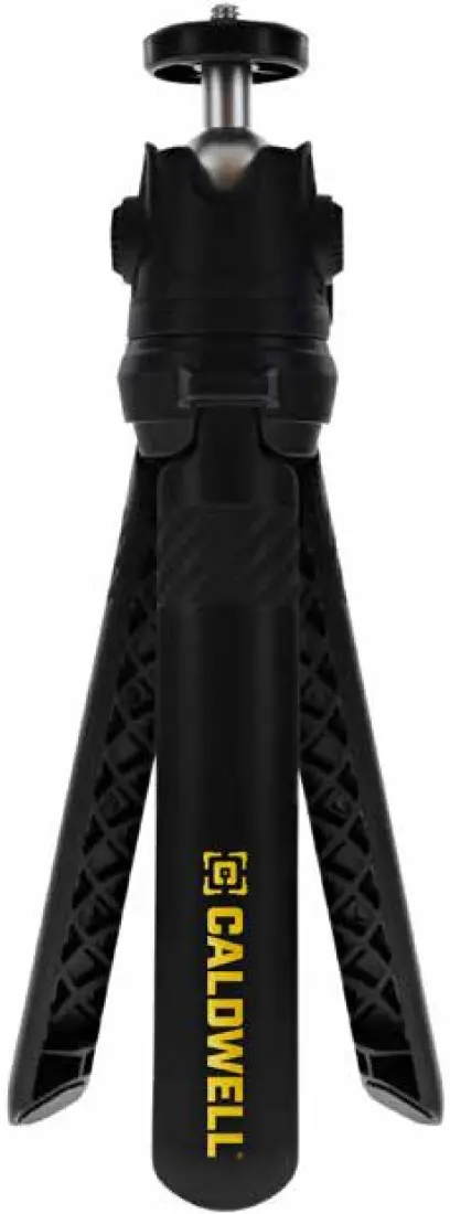 Trojnožka pro hradla VelociRadar s nastavitelnou výškou pro střelbu ze střelecké lavice nebo ze země. Otočná hlava pro rychlé a přesné zaměření chronografu na cíl.