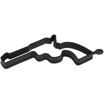 Forma na volské oko Pistole Silikonová forma Caliber Gourmet na volská oka, omelety či palačinky ve tvaru pistole. Ideální pro přípravu neobvyklé a překvapující snídaně. Ukažte, kdo je ve vaší kuchyni šerifem!