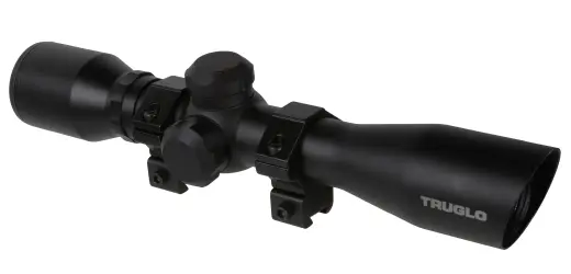 Puškohled TRUGLO 4x32 Compact - černý Puškohled TRUGLO 4x32 Compact je vhodný pro vzduchové i malorážkové zbraně. Typ záměrné osnovy: Duplex Reticle. Včetně 3/8" montážních kroužků a krytu objektivu.