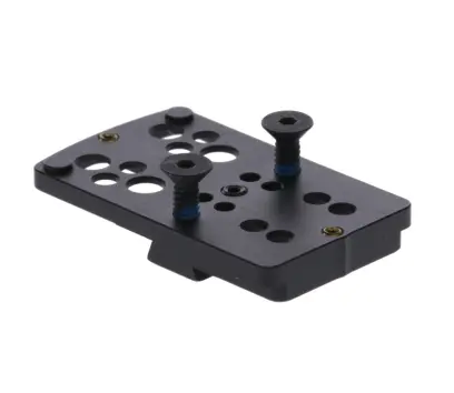 Montážní destička TRUGLO pro instalaci kolimátorů na závěr pistolí modelové řady CZ P10 (nekompatibilní pouze s CZ P10 optic ready). Určeno pro kolimátory Trijicon RMR.