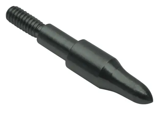 Balení šroubovacích ocelových hrotů NAP PRACTICE 3D POINT. Průměr 9/32" (7,14 mm). Hmotnost 100 grainů. 12 kusů v balení.