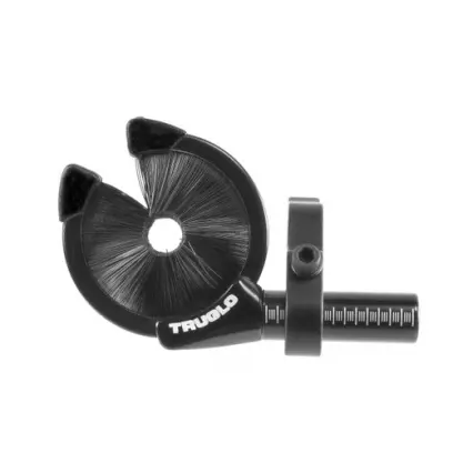 Jednoduchá, ale efektivní zakládka na šíp TRUGLO EZ-REST. Kartáčky drží šíp v libovolném úhlu. Otvor o průměru 8,26 mm podrží všechny velikosti a styly šípů. Rychlá a snadná instalace.