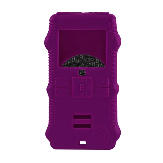 Silikonové ochranné pouzdro Tactical pro Timer CED7000 s možností uchycení na suchý zip (Velcro). Fialová barva.