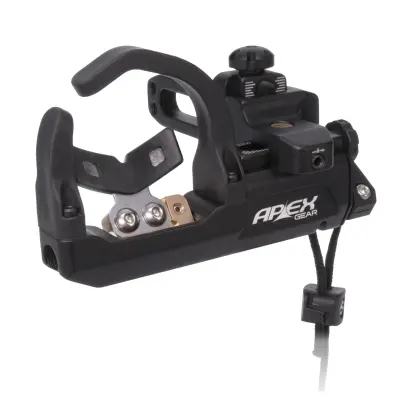 Padací základka šípu poháněná lankem – pravostranná. Podepírá šíp, dokud se nevystřelí, poté se sklopí dolů, aby šíp plynule opustil luk bez tření a s minimálním odporem.