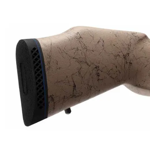 Botka na pažbu Pachmayr F325 Deluxe - střední, černá s modrou linkou Černá protiskluzová botka s modrou linkou Pachmayr F325 Deluxe je oblíbená pro svůj klasický vzhled a výkonné tlumení zpětného rázu. Pro brokovnici nebo pušku.