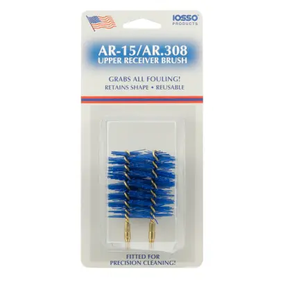 Sada 2 kartáčků na čištění horního pouzdra závěru AR-15/AR-308. Speciální syntetická vlákna jsou pevná, odolná a na rozdíl od mosazných nebo bronzových kartáčků lépe drží tvar. Vnější závit 8-32.